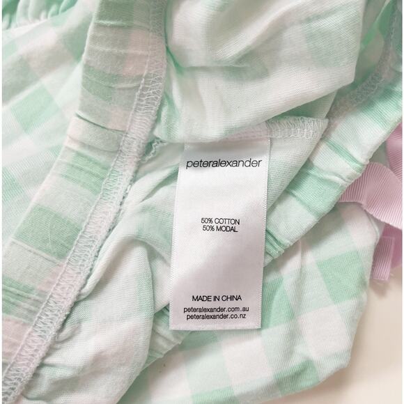 Peter Alexander Gingham Pajama Shorts - Picture 7 of 7